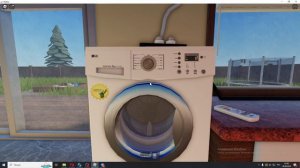 Обзор на LG WD-12395NDK. Roblox.