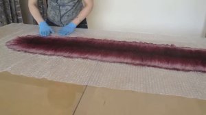 Валяние шарфа с воланом. Видео мастер класс. Как свалять шарф с воланом. Felting a scarf.