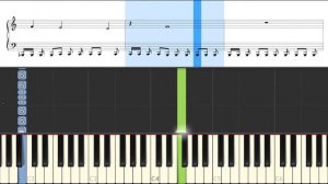 Undertale - MEGALOVANIA on Grand Piano [Animated Roll and Sheet Music]