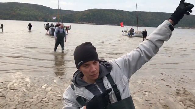 Осеняя Жигулевская кругосветка: как грузят ялы по воде