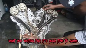 джип 3.6л,3.2л,3.6л замена или установка цепи ГРМ