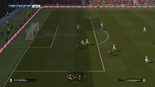 CSKA Moskva vs Juventus FC, VEB Arena, PES 2016, PRO EVOLUTION SOCCER 2016, Konami, PC GAMEPLAY, PC смотреть онлайн