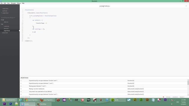 Jquery Pagination Tutorial plugin, Javascript pagination tutorial Plugin Simple pt.2/6