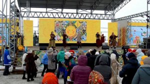 Фестиваль «Сибирская масленица». Новотырышкино. Алтайский край. 9 марта 2019