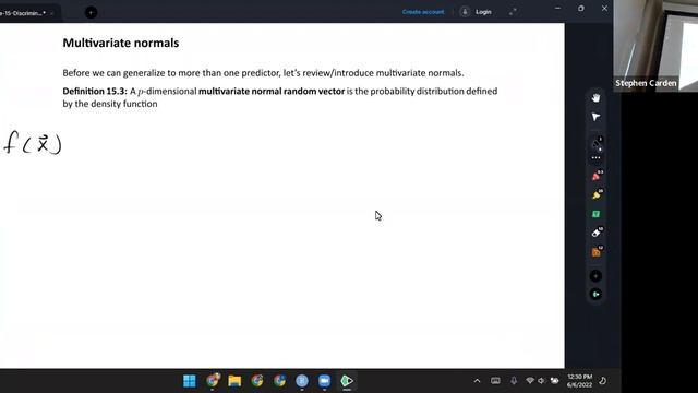 STAT 5660 Lecture 15 Discriminant Analysis смотреть онлайн