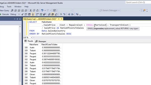 Elementary Calculations in SQL Server смотреть онлайн