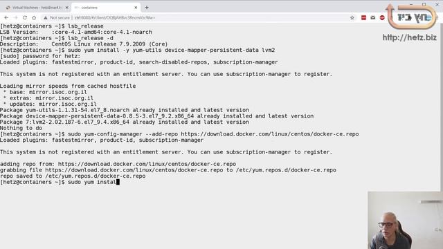 קונטיינרים -חלק שני - התקנה של Docker смотреть онлайн