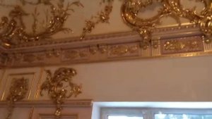 лепнина из гипса, золочение