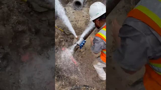 High Pressure Water Main Repair  ViralHog 1080p