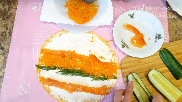 Просто нарежьте лаваш, Закуска из лаваша,  на праздничный стол. Блюда из лаваша.