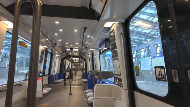 6 Новых станций на 11-й линии парижского метро (пешеходная экскурсия и поездка на поезде) 4K HDR
