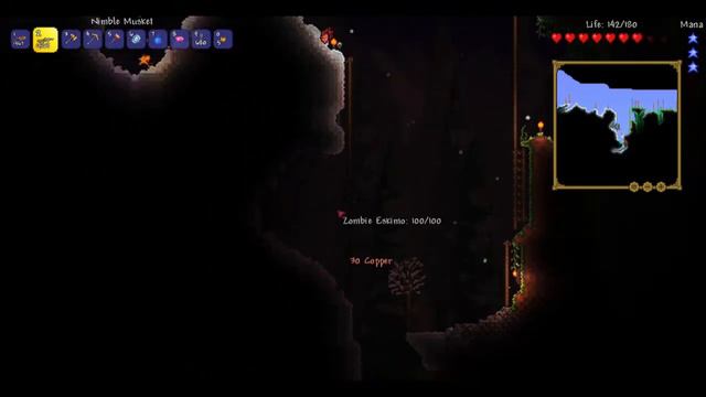 Terraria Modded Gunslinger Playthrough Ep.4 Meteor Mining & Fishing Lake смотреть онлайн