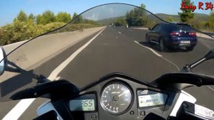 Honda VFR 800 (vtec) Acceleration 0-265km/h