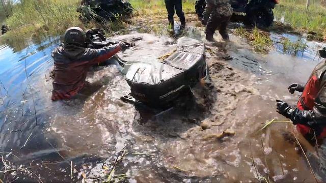 САМЫЙ ЖЕСТКИЙ МАРШРУТ! Квадроциклы brp, yamaha в болотах! #brp #покатушка #квадроцикл