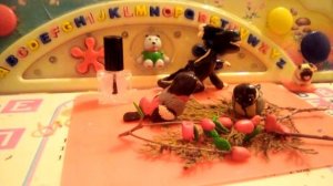 Чем покрывать фигурки из пластилина ответ тут? и обзор фигурок ?