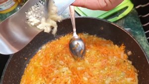 Вегетарианское блюдо. Галушки с овощами. Быстро и очень вкусно!!!