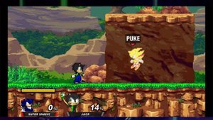 SONIC SMASH FLASH 2 ALL CHARACTERS FINAL SMASH (Super Smash Flash 2 mod)