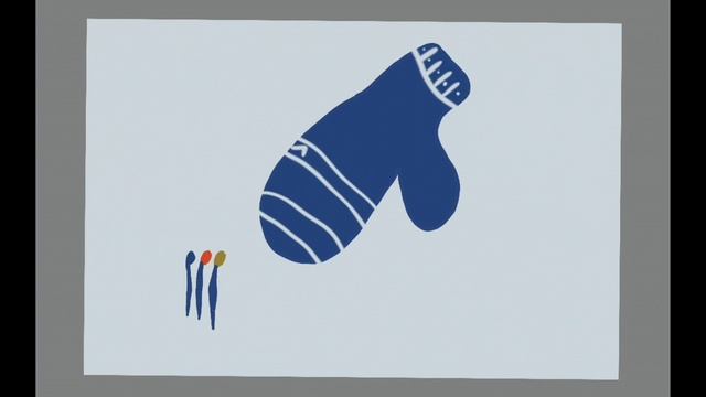 Как нарисовать варежки. смотреть онлайн