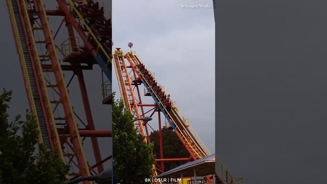 Roller Coaster Wiener Prater | Praterstern | Vienna Austria 2021 #Shorts