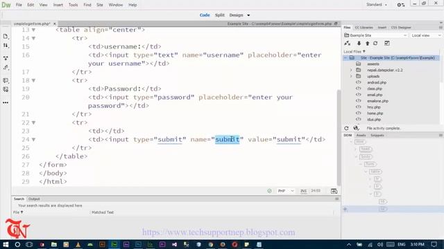 Create Simple Login form in PHP without Database[With Source Code]