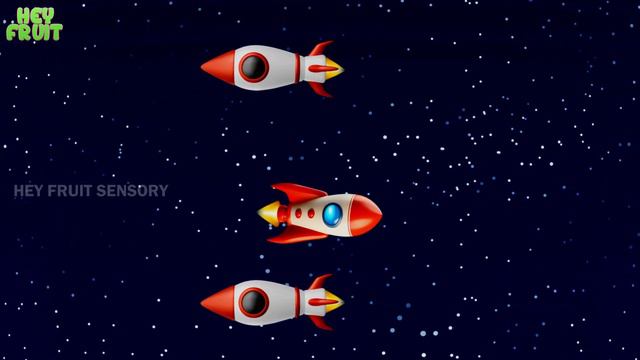 Sensory Baby Space Adventure -Colorful Rocket and Planets-Baby Sensory Space Dancing Videos смотреть онлайн