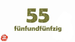 German 1-100 Numbers Song Zahlenlied Zählen von 1 bis 100 Zahlenlied Zahlen Lernen