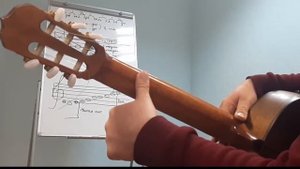 Постановка левой руки гитариста. Как зажимать струны. Уроки по гитаре