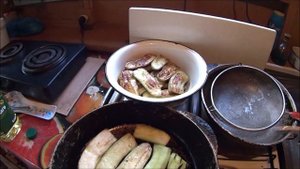 ЛА САНДАЛИ ИЗ БАКЛАЖАН НА ЗИМУ .