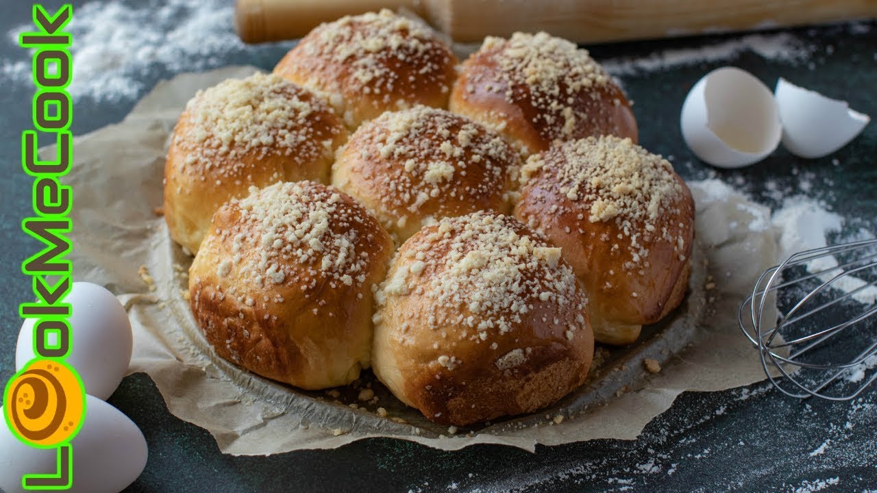 Рецепт булочки ромашка сладкая с посыпкой