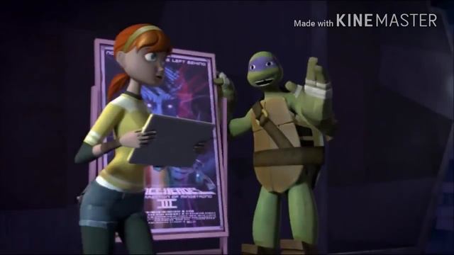 Tmnt 2012-Karai,April and Shinigami-Take a Hint смотреть онлайн