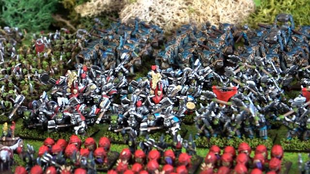 Showcase - Warmaster Orks & Goblins Army Excellent Miniatures - Phantasos Studio