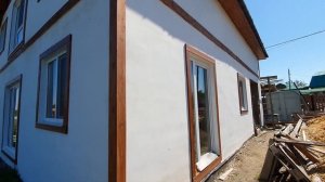 Строю веранду и навес по периметру дома