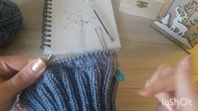 МК СВИТЕР С КОСОЙ РЕГЛАНОМ СВЕРХУ БЕЗ РОСТКА. Семейное вязание ? смотреть онлайн