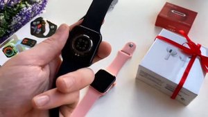 Умные часы Smart Watch series 7 44mm  (квадратный корпус)