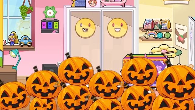 DECORANDO MINHA CASA PARA O HALLOWEEN - AVATAR WORLD HISTORINHAS