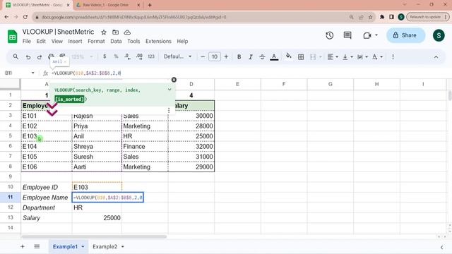 VLOOKUP in Google Sheet | A Tutorial for Vertical Lookup
