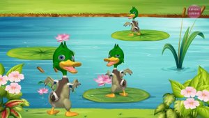 Танец маленьких утят Chicken Dance Детские песни караоке для детей