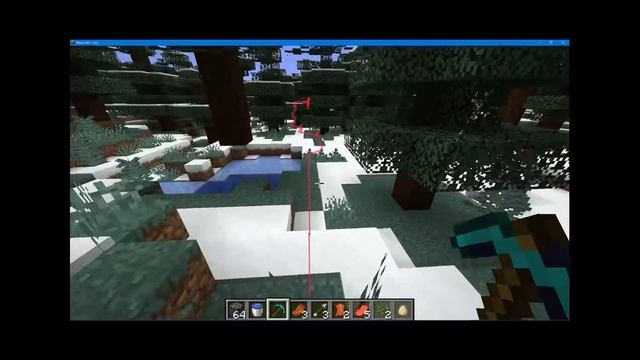 Baritone auto walk AI in Minecraft (Impact 1.14.4) смотреть онлайн