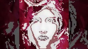 Рисую Богиню Цветов по клеточкам