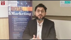 Video Testimonial of Mr. Syed M. Salman Ali - Digital Marketing Diploma Batch 3 at IBA - CICT