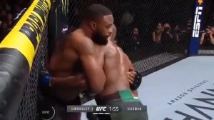 Tyron Woodley vs Kamaru Usman.Тайрон Вудли против Камару Усмана.Полный бой