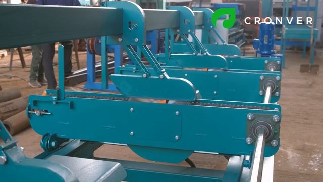 Торцовочный станок проходного типа Мультиторцовка