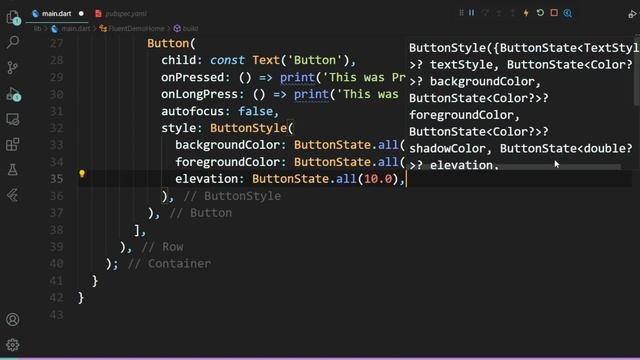 Flutter Widget Quickie: Fluent_UI Button