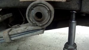 ГАЗель быстрая замена сайлентблоков не снимая рессору