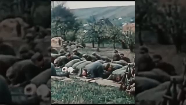 Muslims in world war ll pray Namaz on battlefield