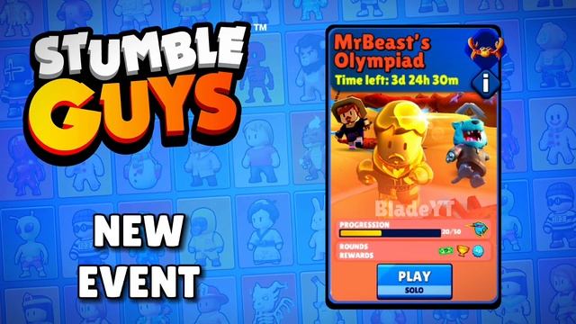 FREE Gold Jimmy - New MrBeast Special Event | Stumble Guys смотреть онлайн