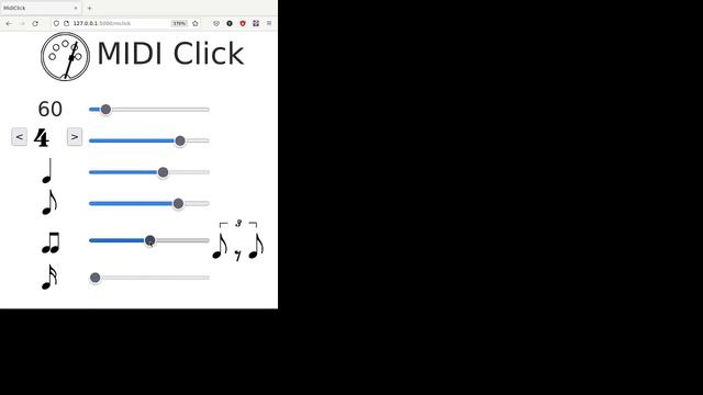 Mclick - MIDI metronome смотреть онлайн