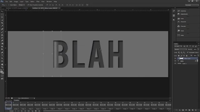 How To Make Animated Text In Photoshop CS6 смотреть онлайн