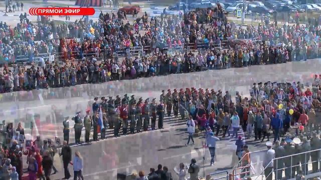 Парад 9 мая, Сосновый Бор. смотреть онлайн