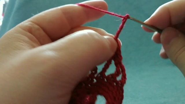 КАК СВЯЗАТЬ КВАДРАТНЫЙ МОТИВ КРЮЧКОМ/РУБИНОВАЯ ШАЛЬ/ВАРИАНТ 2/Croshet смотреть онлайн